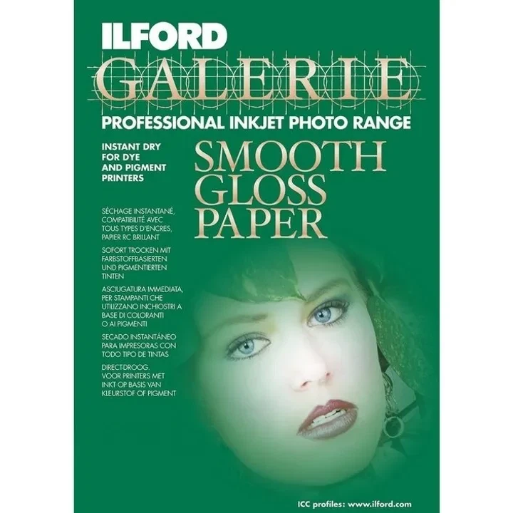 Ilford Galerie Smooth Gloss Glossy Photographic Paper 290gsm A4 35 Sheets - Image 1 of 1