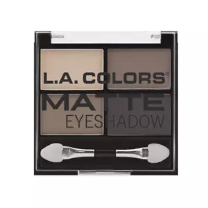 L.A. COLORS 4-Color Eyeshadow Palette - Matching Shades - CEM483 *MATTERIFFIC* - Picture 1 of 1