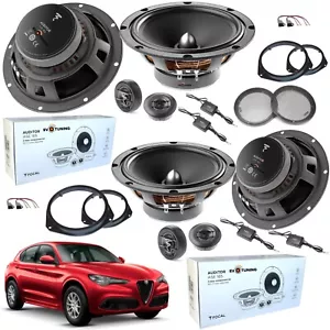 Kit 8 Casse Altoparlanti Anteriori+Posterior FOCAL ASE165 per Alfa Romeo Stelvio - Foto 1 di 20