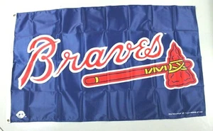 Atlanta Braves 3'X5' HOUSE BANNER FLAG -NEW made in USA - Picture 1 of 4