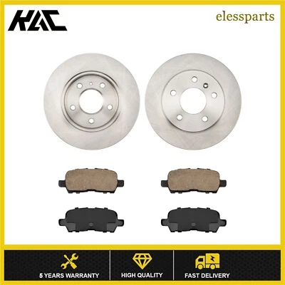 Rotores de freno de disco traseros y pastillas de cerámica 270 mm para Pontiac Grand Prix 2004-2007 08 Foto 1 de 4