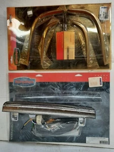 H18197  SADDLEBAG TAIL LIGHT GRILLS, SPOILER LIGHT for GOLDWING GL1800 2001-2010 - Picture 1 of 12