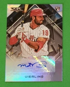 2022 TOPPS FIRE ROOKIE AUTOGRAPH #FA-MV MATT VIERLING RC AUTO PHILLIES - Picture 1 of 2