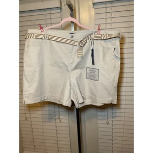 Bandolino Amalia Shorts Flawless Stretch Belted Comfort Fit Women's Size - Picture 1 of 12