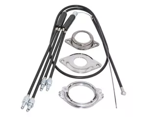 AltaLine BMX Bicycle 1" Rotor Set Chrome With Black Cables FREESTYLE BIKE Rotor. - Picture 1 of 1