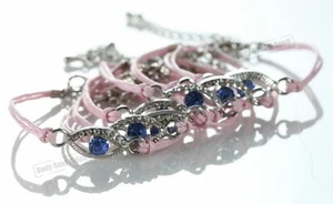 7 ROSA Pulseras Cordón Mujer Cabalá Amuleto de la Suerte Joyería Espiritual - Imagen 1 de 2