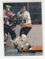 MARC MORO 1995 Classic Hockey Draft Picks Printer's Proof #24 Rookie 1 of 749