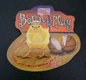 Chicks Rule Born To Play Y2K 2005 Vintage Vending Machine Sticker #1 - Picture 1 of 2