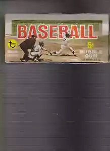 TOPPS BASEBALL 1968 SCATOLA VUOTA - Foto 1 di 1