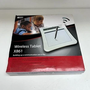 Wireless Graphics Tablet X861 Windows Compatible With Pen Hotkeys Boxed - Picture 1 of 15