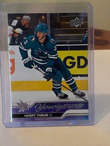 2023-24 Upper Deck Series 1 - Henry Thrun Young Guns Rookie #236 San Jose Sharks
