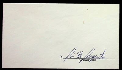 Cubierta de béisbol autografiada firmada por Chris Carpenter 1988 St. Louis Joe Gerson Foto 1 de 2