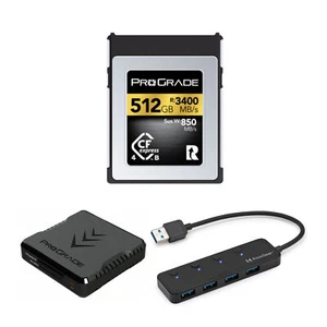Lot de cartes mémoire ProGrade Digital 512 Go CFexpress 4.0 Type B Gold - Photo 1 sur 7