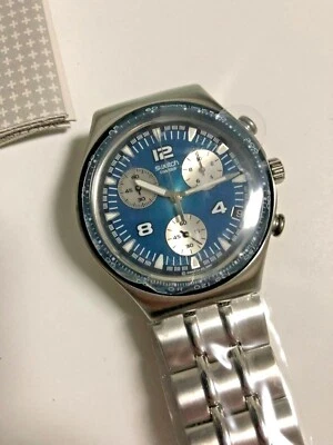 SWATCH IRONY CHRONO -  YCS443G  HIGHFLYER  - BRAND NEW !  - Image 1 of 4