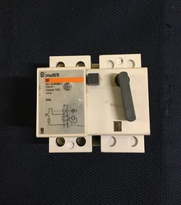 Merlin Gerin RCD 25A 10mA multi9 VGC - Picture 1 of 4
