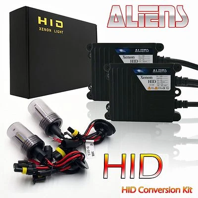 Aliens 9006 HID Replacement Headlight Bulbs Conversion Kit 10000K Deep Blue (C) - Image 1 of 4