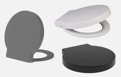 EUROSHOWERS Ideal Standard Space Replacement Round Soft Close Toilet Seat - 400 x 420