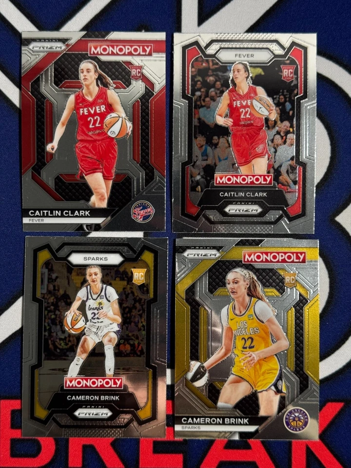 2024 PANINI PRIZM WNBA MONOPOLY COMPLETE YOUR SET YOU PICK CAITLIN CLARK - Image 1 of 1