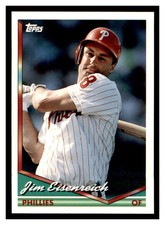 1994 Topps #504 JIM EISENREICH Philadelphia Phillies ~D5E