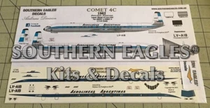D.H. 106 COMET IV “C” - AEROLINEAS ARGENTINAS 1962 scheme  - 1/144 Decals - Picture 1 of 1