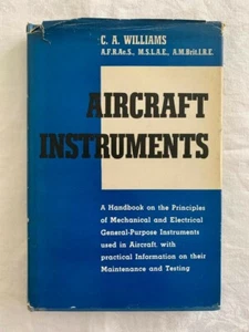 Aircraft Instruments, By C.A. Williams, 1st Ed. 1961. - Picture 1 of 6