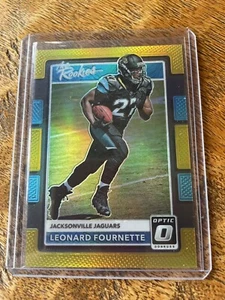 Panini Donruss 2017 óptica #2 Leonard Fournette The Rookies radiocontrol dorado/10 - Imagen 1 de 3