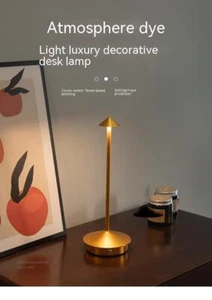 Rechargeable Table Lamp Creative Dining Touch Led Hotel Bar Coffee Pina Pro - Picture 1 of 31