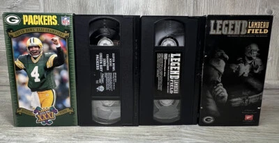 The Legend Of Lambeau Field & Green Bay Packers Super Bowl XXXI Brett Farve VHS - Image 1 of 4