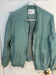 Pop cph Bomberjacke - XS - Light Teal - Cupro/Viskose Mischung - Bild 1 von 5