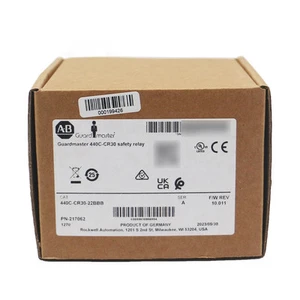 Allen Bradley 440C-CR30-22BBB GuardMaster Safety Relay 24 V 440C-CR30-22BBB New - Picture 1 of 1