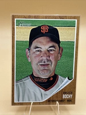 2011 Topps Heritage #322 Bruce Bochy San Francisco Giants Manager - Image 1 of 2