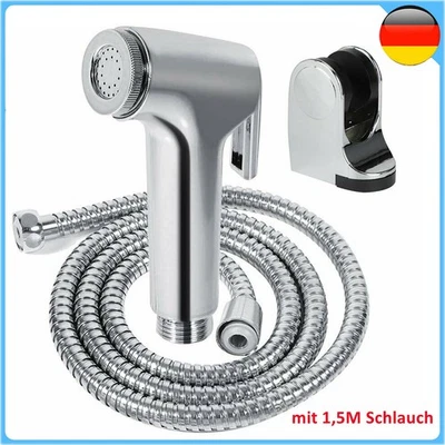 Edelstahl Bidet Brause Waschbeckenbrause Duschbrause Handbrause mit Schlauch Set - Bild 1 von 4
