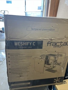 Fractal Design Meshify C Tempered Glass Computer Case New Open Box - Picture 1 of 2