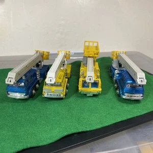 SHINSEI Mini Power FUSO 911 NC and k201 cherry picker lot of 4 - Picture 1 of 22