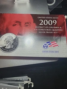 2009 District Of Columbia & US Territories Quarters Silver Proof Set.Price is 1 - Picture 1 of 1