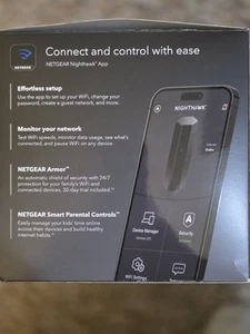 Netgear Nighthawk RS500 BE12000 WiFi 7 Router 12Gbps 6Ghz Tri-Band 2.5Gb WAN - Picture 1 of 4