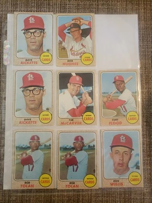 1968 ST. Louis Cardinals McCarver, Flood - Imagem 1 de 2