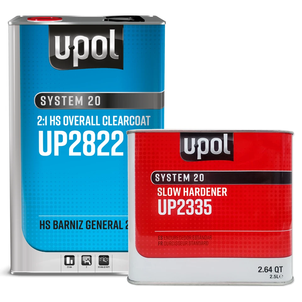 U-POL HS Overall Clearcoat 5 liter Kit w/ Slow Hardener - Image 1 of 1