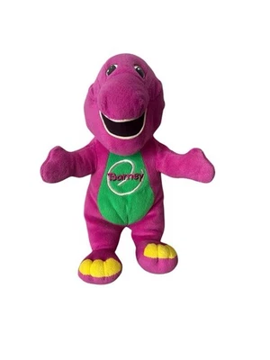 Peluche Barney Playskool 2000 peluche hablando Barney funcionando probado Foto 1 de 4