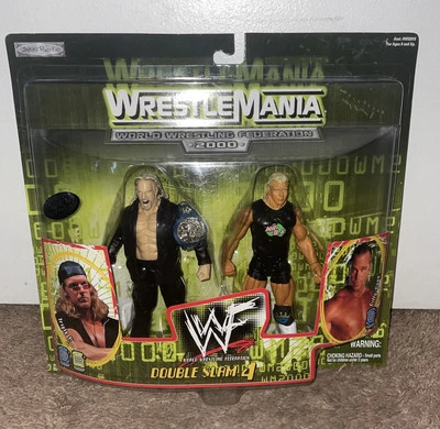 Figuras de acción Jakks Pacific Wrestlemania Double Slam 4 Triple H Billy Gunn 2000 Foto 1 de 4