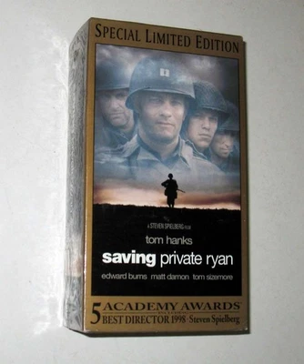 NEW SEALED Saving Private Ryan VHS  2000 2-Tape Set Special Limited Edition - Image 1 of 4