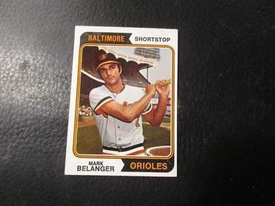 1974   TOPPS #329 MARK BELANGER  ORIOLES    NM - Image 1 of 2