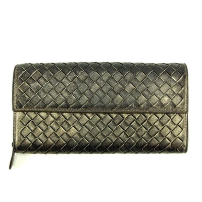 Cartera BOTTEGAVENETA Plateada Mujer Auténtica Segunda Mano Foto 1 de 4