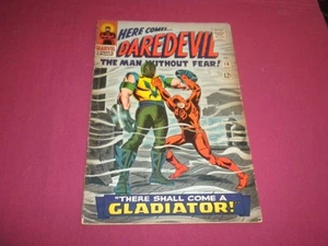 BX17 Daredevil #18 Marvel 1966 cómic 2,5 edad de plata ¡primer gladiador! VER TIENDA! - Imagen 1 de 7