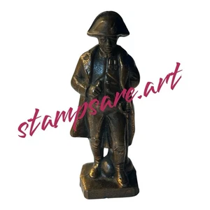 Waterloo Napoleon Messing Statue Sammlerstück amerikanische französische Geschichte Memorabilia - Bild 1 von 8