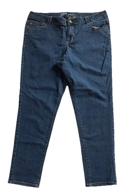 Lane Bryant Skinny High Rise Genius Fit Jeans Women's Plus Size 24 Tall Stretch - Image 1 of 4