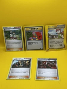 POKEMON TRAINER CARDS ( 5 ) Teammates, Hooligans Jim & Cas, Mary’s Impulse - Picture 1 of 9