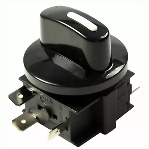 Rotary Switch w/ Knob 4-Position 3-Speed 120-250V, 15A Fan Heater Speed Selector - Picture 1 of 6
