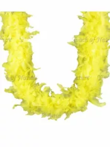 Yellow 45 Gm Costume Dress Up 2 yds Chandelle Feather Boa - Picture 1 of 1