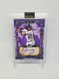 ๐ฅ๐ฅ 2023 WILD CARD BASEBALL JOE PEREZ 5 CARD DRAW PURPLE PROSPECT AUTO #/4 ๐ฅ๐ฅ - Picture 1 of 7